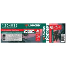 Бумага Lomond 1204033 1067мм x 30м 150 г/м2 1 л. покрытие глянцевое белый