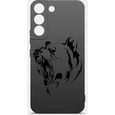 Чехол (клип-кейс) BoraSCO ArtWorks [51131] для Samsung Galaxy S22+, черный/рисунок