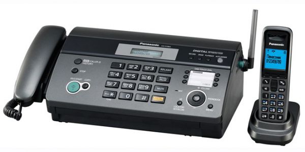 Факс Panasonic KX-FC965RU-T (DECT, темно-серый металлик)