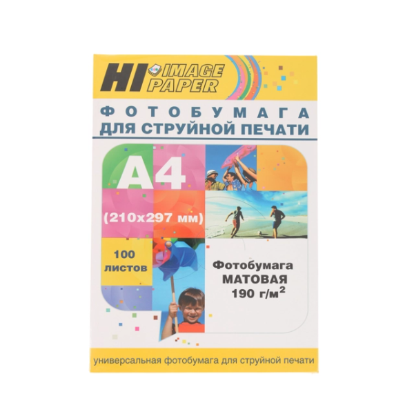 Фотобумага Hi-Image Paper A2028 A4, 190 г/м2, 100 л., покрытие - матовое