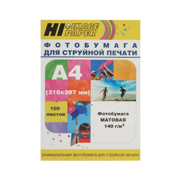 Фотобумага Hi-Image Paper A211600U A4, 140 г/м2, 100 л., покрытие - матовое