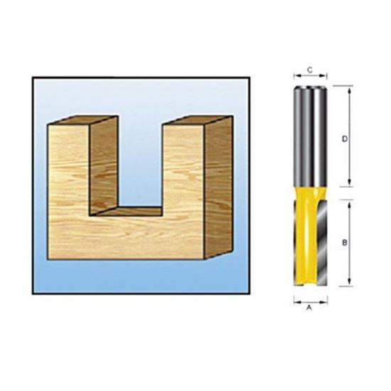 Фреза Makita D-09232 пазовая 5х10х6х47х1Т