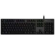 Клавиатура проводная Logitech G512 Carbon USB, механическая, черный, 920-009351