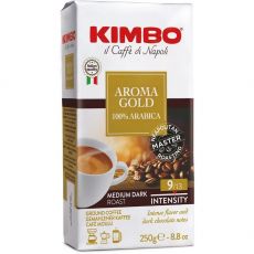 Кофе молотый KIMBO Aroma Gold 100% Arabica обжарка средняя 2 шт 0,2 кг