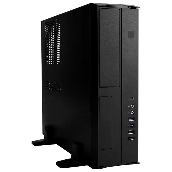 Корпус IN WIN BL067BL IP-S300FF7-0 Slim-Tower черный