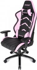 Кресло офисное AkRacing Player Gaming Chair -черно-розовое