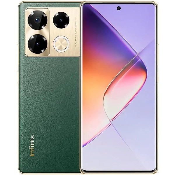 Мобильный телефон Infinix Note 40 Pro+ 2024 Android 12/256 Гб зеленый 10057574