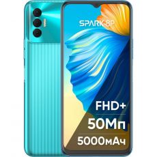 Мобильный телефон Tecno SPARK 8P 64 Гб Android 11 бирюзовый