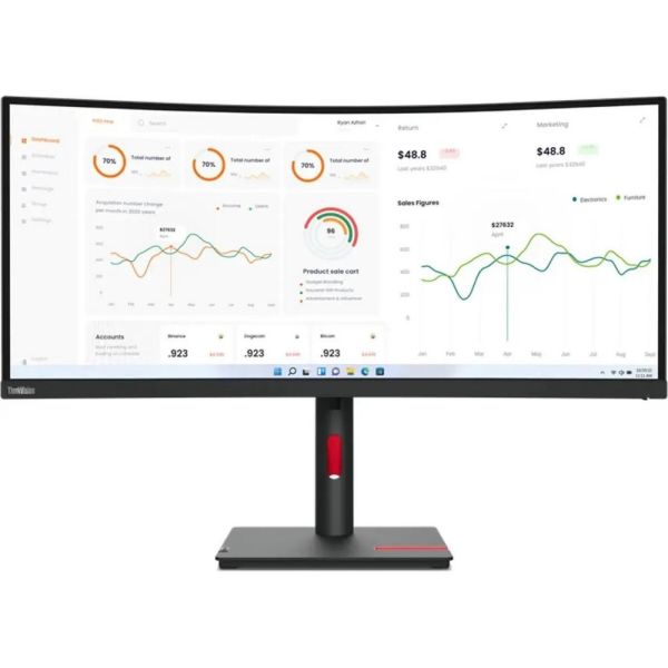 Монитор Lenovo ThinkVision T34w-30 34