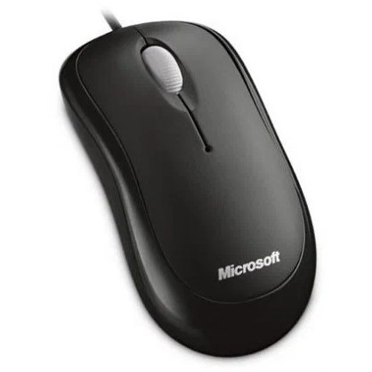 Мышь Microsoft Basic Optical Mouse оптическая, проводная, USB, черный [p58-00057]