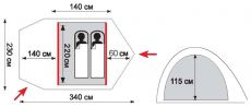 Палатка Tramp COLIBRI PLUS