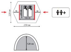Палатка Tramp SCOUT 2 FG