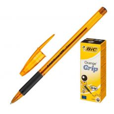 Шариковая ручка BIC Orange grip fine (811925) черный,прозрачный/оранжевый